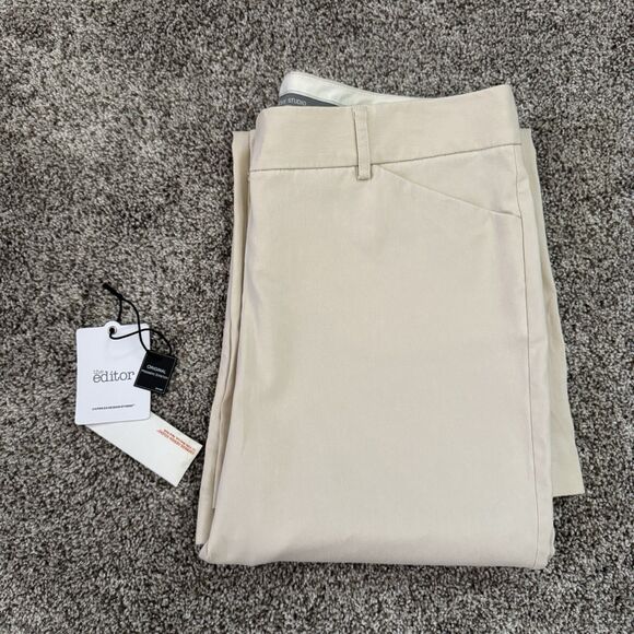 THE LIMITED Editor Mid Rise Beige Flare Leg Dress Pants Women’s Size 8 - Picture 8 of 11